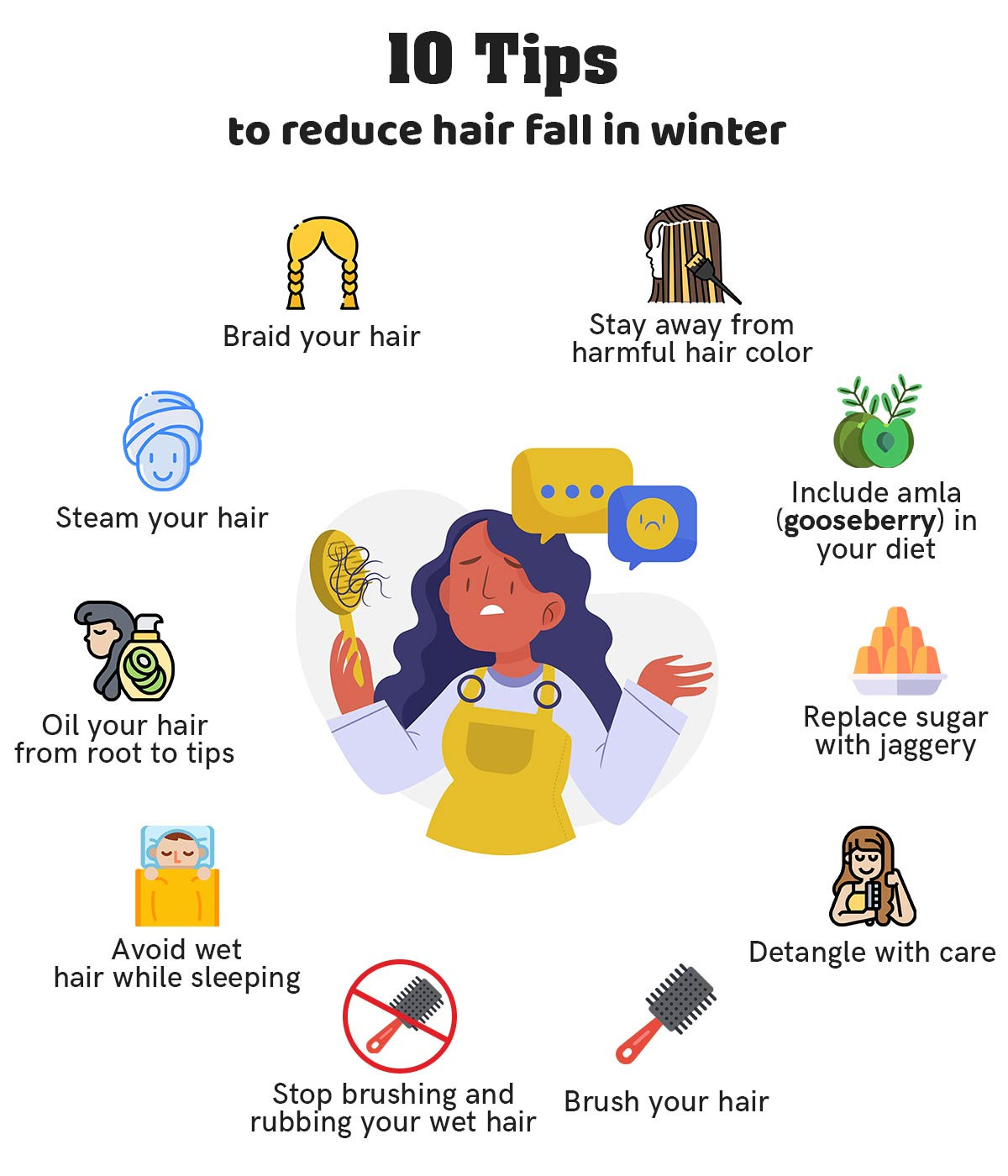 How to reduce falling shop hair